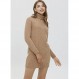 LINY XIN 여성용 터틀넥 스웨터 드레스 100% 메리노 울 가을 겨울 따뜻한 소프트 니트 롱 케이블 빈티지 스웨터