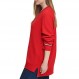 Tommy Hilfiger 여성용 플러스 소프트 V넥 긴소매 스웨터