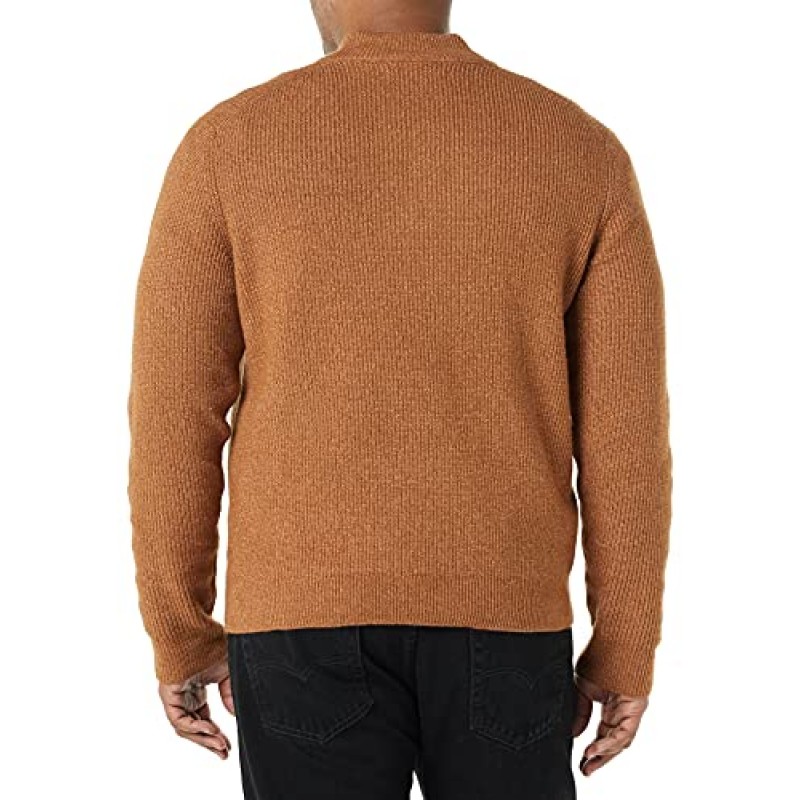 Amazon Essentials 남성용 긴팔 소프트 터치 헨리 스웨터