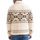 Esobo 남성용 숄 칼라 카디건 스웨터 포켓이 있는 멀티 컬러 버튼 다운 니트 스웨터