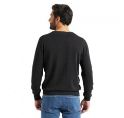 챕스 남성용 스웨터 - 100% 면 경량 긴소매 브이넥 풀오버 - 남성용 클래식핏 캐주얼 스웨터 (M-2XL)