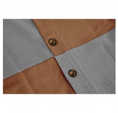 Gafeng 남성용 컬러 블록 카디건 스웨터 숄 칼라 니트 긴 소매 버튼 다운 스웨터(포켓 포함)