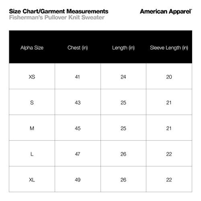 아메리칸 어패럴 남성용 피셔맨스 긴소매 풀오버 니트 스웨터