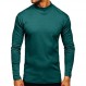 Rela Bota 남성 하프 터틀넥 긴 소매 풀오버 기본 디자인 언더셔츠 스트레치 슬림핏 스웨터