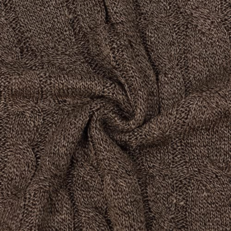 TURETRENDY 남성용 V 넥 스웨터 조끼 캐주얼 케이블 니트 슬림핏 골지 가장자리가 있는 민소매 풀오버 스웨터