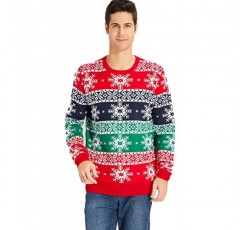 Idgreatim 여성 남성 LED 추악한 크리스마스 스웨터 재미 있은 풀오버 긴 소매 니트 크리스마스 스웨터 점퍼 S-XXL