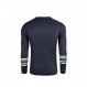 GINGTTO 남성용 보온 코튼 니트 풀오버 스웨터 슬림핏 패턴 디자이너 스웨터