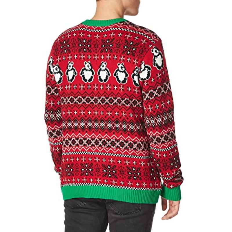 Blizzard Bay 남성용 어글리 크리스마스 스웨터 동물
