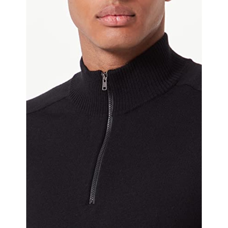 Amazon Aware 남성용 모크 넥 하프 지퍼 스웨터