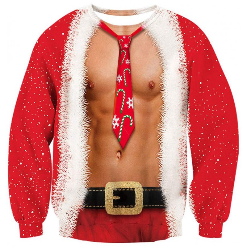 Leapparel 남성 & 여성 추악한 크리스마스 스웨터 웃긴 운동복 긴 소매 풀오버
