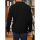 JMIERR 남성용 스웨터 - 1/4 지퍼 업 모크 넥 폴로 스웨터 캐주얼 긴 소매 니트 풀오버 스웨터(골지 가장자리 포함)