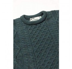Aran Crafts 아이리쉬 소프트 케이블 니트 크루넥 남여 공용 스웨터 (100% 순수 뉴 울)