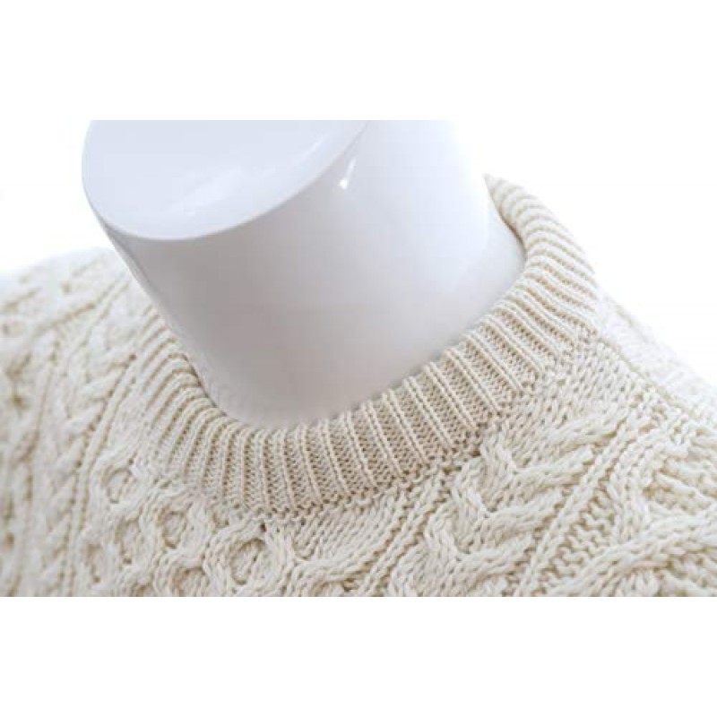 Aran Sweater 아이리쉬 케이블 니트 스웨터 메리노 울 스웨터 아일랜드 케이블 니트