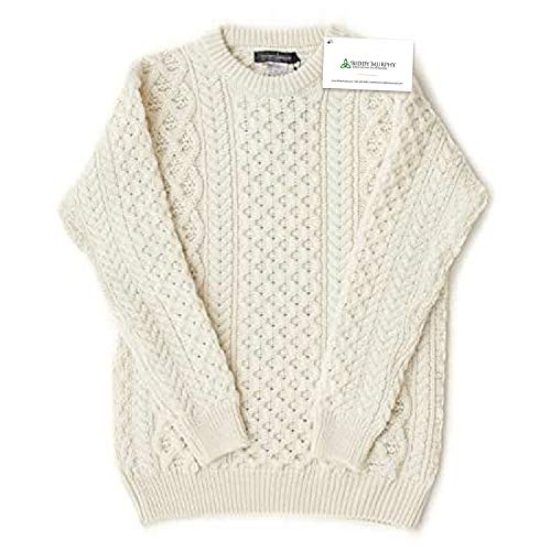 Aran Sweater 아이리쉬 케이블 니트 스웨터 메리노 울 스웨터 아일랜드 케이블 니트