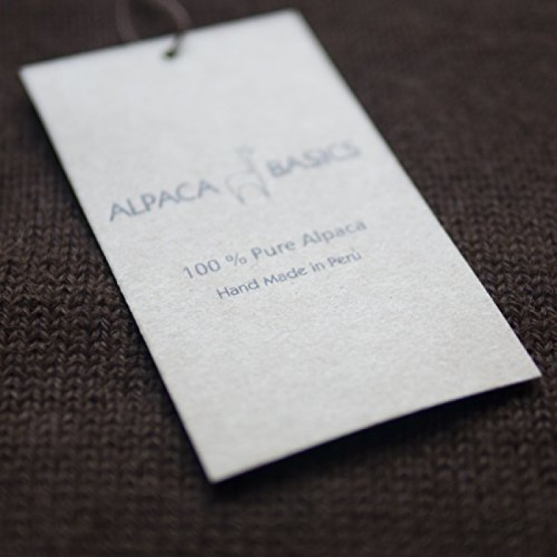 Alpaca Basics 남성용 핸드메이드 100% 알파카 울 릴렉스 크루 스웨터