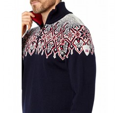 Dale of 노르웨이 윈터랜드 남성용 스웨터 - 100% 메리노 울 스웨터 - 남성용 쿼터 지퍼 스웨터 - 니트 울 스웨터