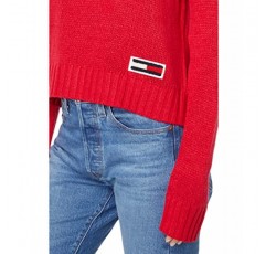 Tommy Jeans 모크 넥 솔리드 스웨터