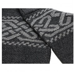 Carraig Donn 남성용 100% 아이리시 메리노 울 스웨터, 트리니티 매듭 디자인