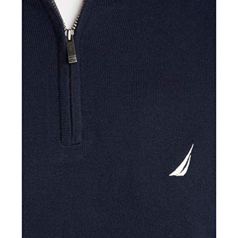 Nautica 남성용 Navtech 쿼터 지퍼 스웨터