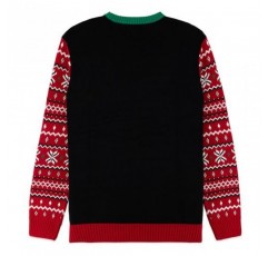 The Ugly Sweater Co. LED가 장착된 라이트 업 어글리 크리스마스 스웨터 - 꼭 맞는 핏, 동작 활성화 라이트 업 어글리 스웨터 디자인