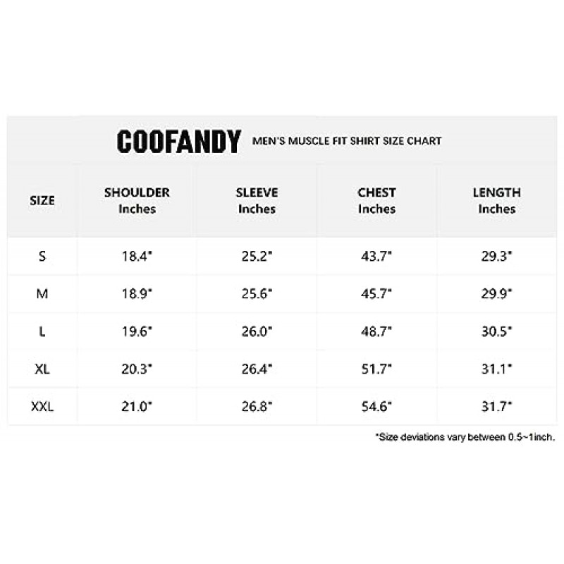 COOFANDY 남성용 머슬핏 드레스 셔츠 밴딩 칼라 긴 소매 캐주얼 버튼 다운 셔츠