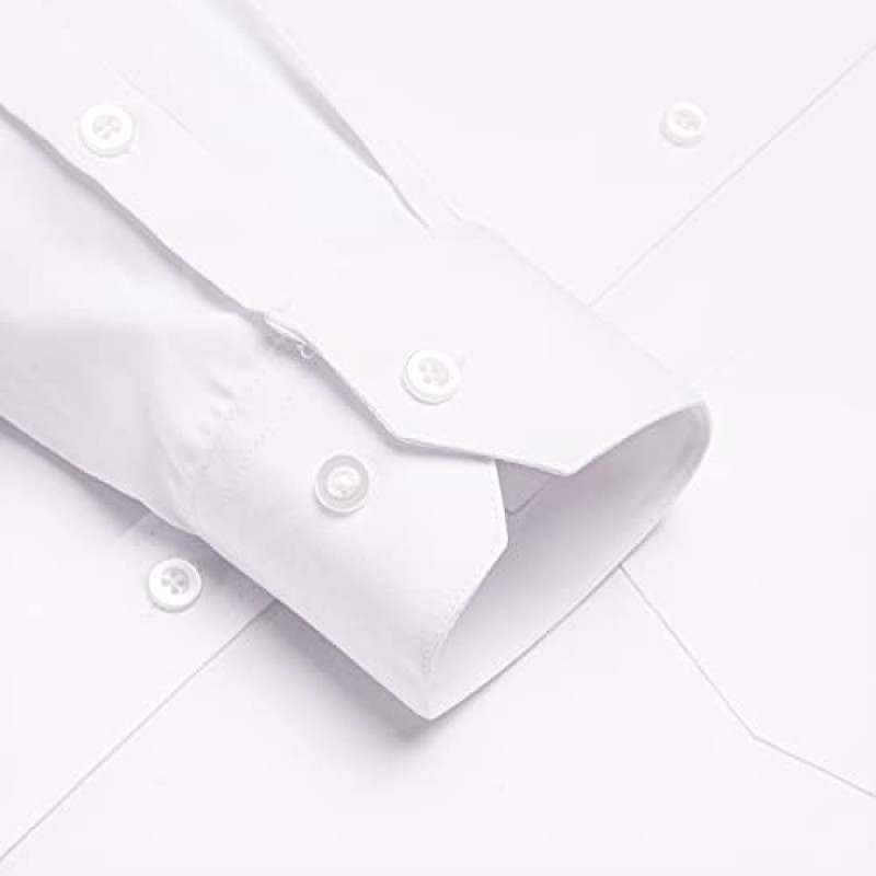 하이 타이 남성용 만다린 칼라 스트레치 드레스 셔츠 포켓 긴 소매 버튼 다운 셔츠 웨딩 파티 비즈니스 댄스 파티
