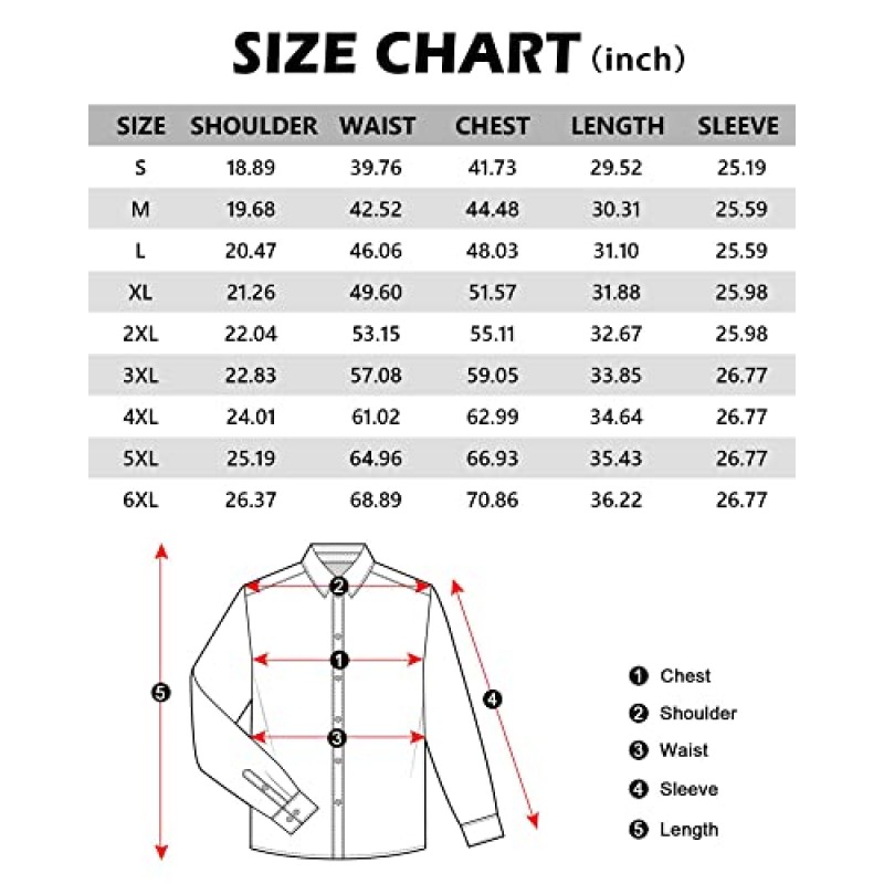 J.VER 남성용 프린트 드레스 셔츠 캐주얼 긴팔 스타일리쉬 버튼다운 셔츠
