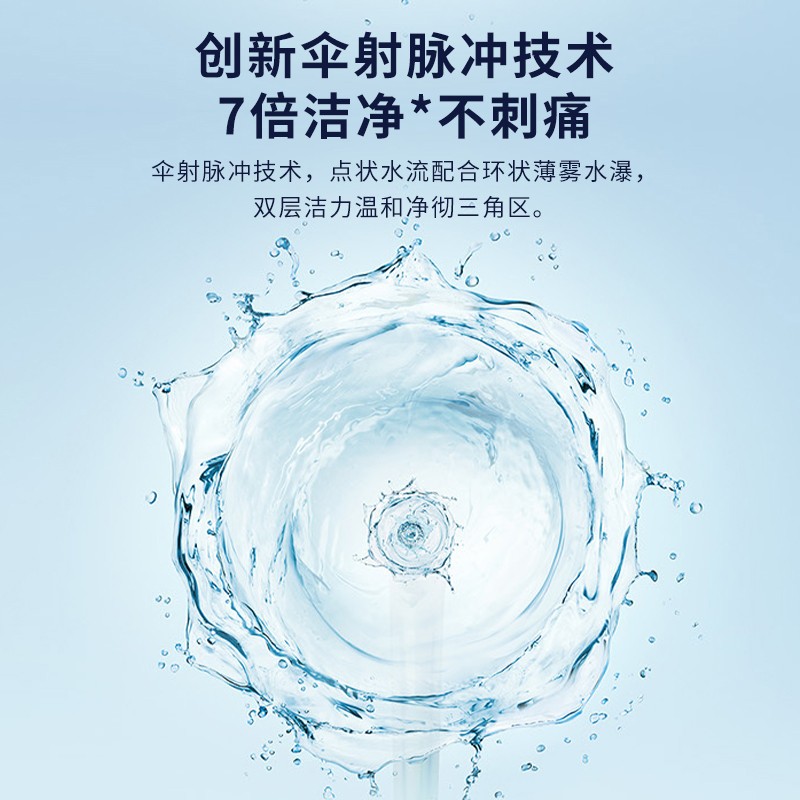 Xiaomi Mijia 전기 치아 클리너 F300 홈 휴대용 대형 물 탱크 긴 수명 새로운 우산 샷 펄스 치아 클리너