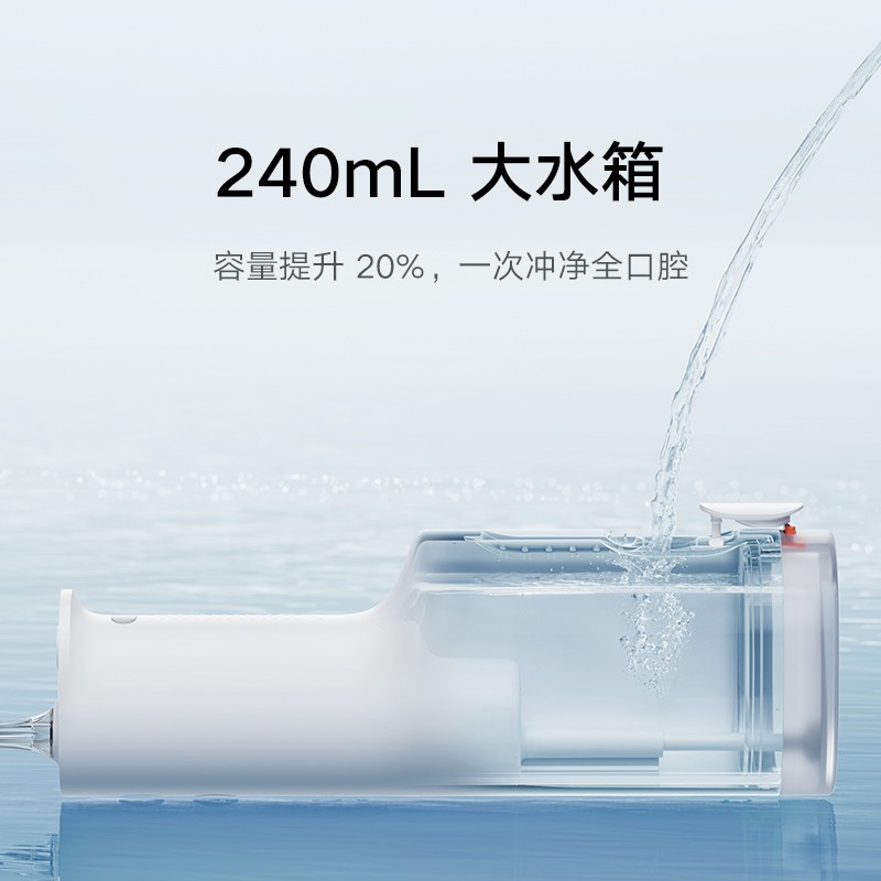 Xiaomi Mijia 전기 치아 Flosser F300 홈 휴대용 물 Flosser 치과 미적분학 치열 교정 치아 클리너