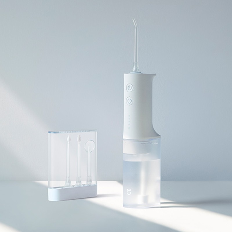 샤오미 치과용 린서 휴대용 Mijia 전기 가정용 청소 구강 flosser 치열 교정 flosser water flosser