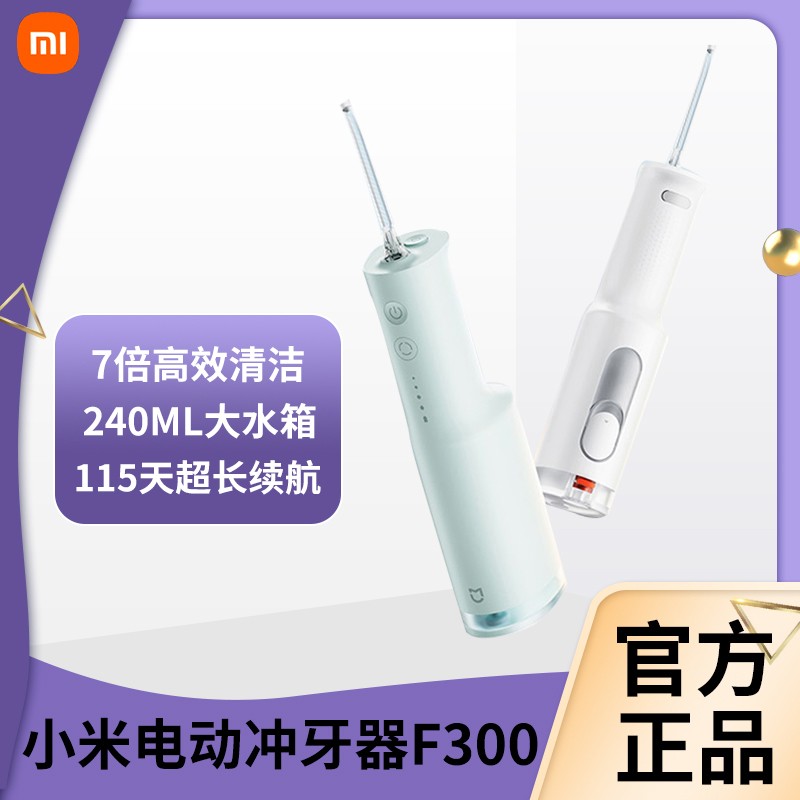 Xiaomi 전기 치아 Flosser F300 홈 휴대용 물 Flosser 구강 깊은 청소 치아 Scalper