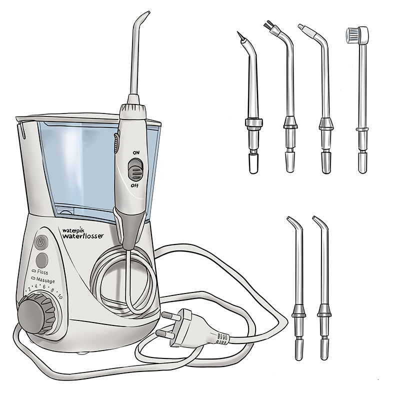Spot American Waterpik wp660 가정용 교정 데스크탑 치아 린서 워터 플로서 GT