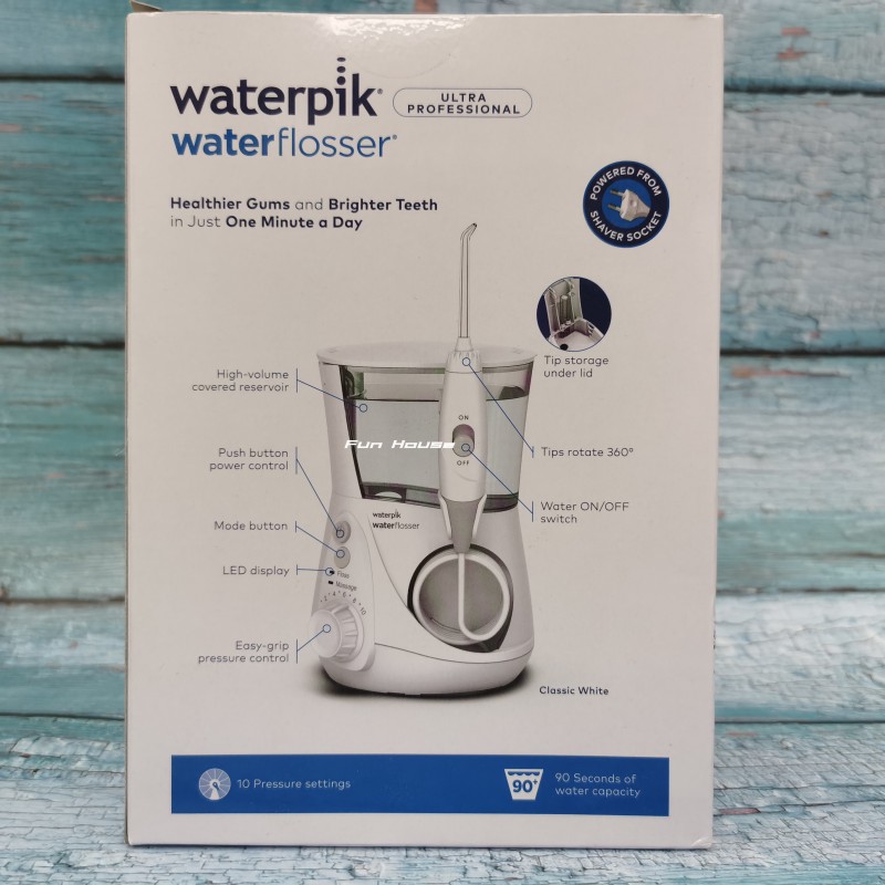 [2개 구매 시 10% 할인] Waterpik 홈 전동 치아 세정기 여행용 워터 플로서 휴대용 치아 린스