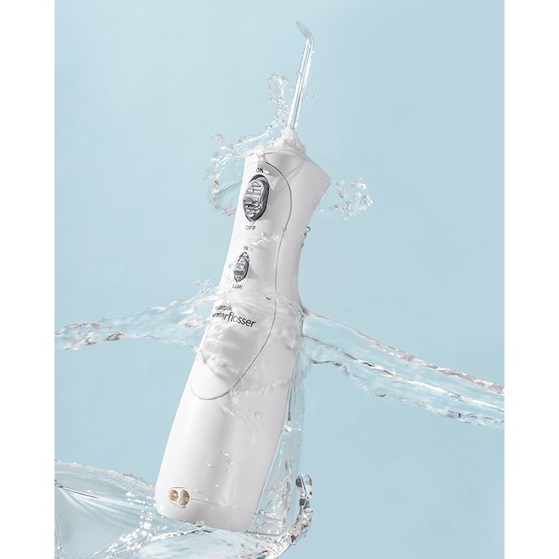 Lin s~Surprise 무료 배송丨waterpik 휴대용 물 flosser 전동 치아 린서 치아 청소기 작은 흰색 돼지
