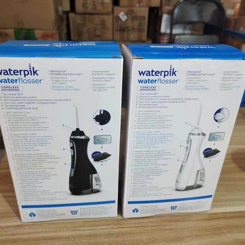 waterpik 물 flosser 휴대용 wp560Gs9-12 새로운 치과 flosser 작은 허리 가족 버전