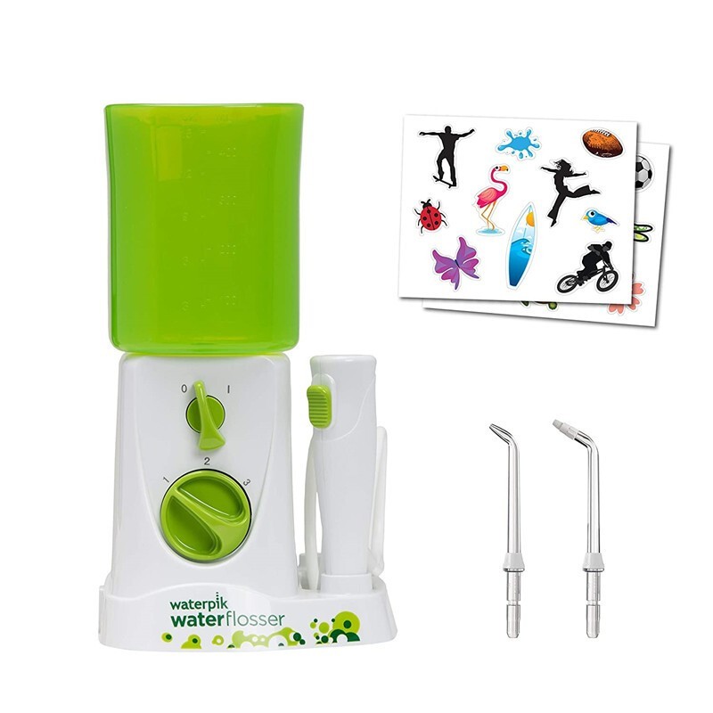 6세 이상 어린이를 위한 Waterpik/Jiebi WP-260 물 치실, 치아 세정제, 치아 세정제