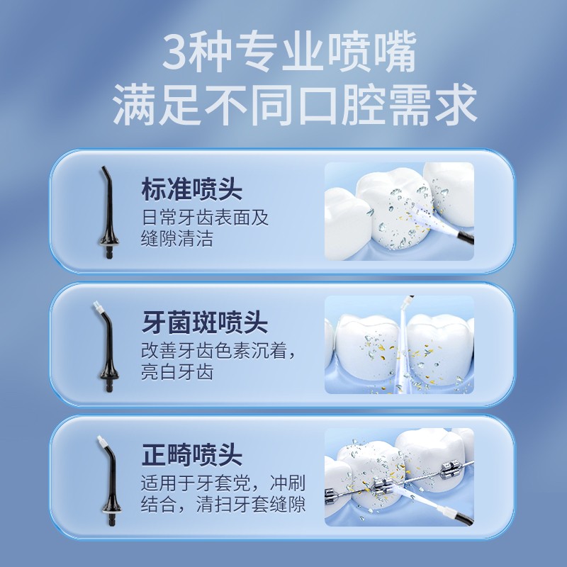 Lepu ER 전기 동맥 치과 린스 특수 유물 물 flosser 구강 청소 홈 세트