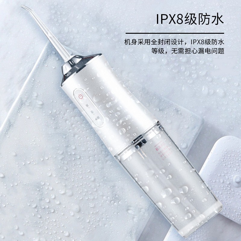 치아 린서 휴대용 가정용 전기 치아 청소 유물 물 flosser 치과 미적분을 제거하는 치열 교정 방수 치아 클리너