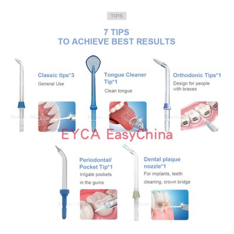 구강 세정기 치과 용 물 flosser 치아 치실 클리너 洗牙