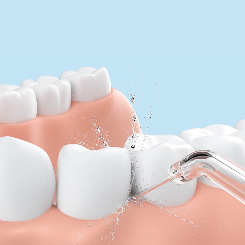 Dr. Bei 무단계 압력 조정 홈 데스크탑 YF4 치간 물 flosser 구강 청소 미적분 스프레이 치아 클리너