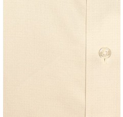 골드 라벨 남성용 핏 드레스 셔츠(포켓과 포인트 칼라, 비철 주름 방지)