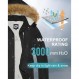 FARVALUE 남성용 겨울 따뜻한 코트 파카 재킷 탈착식 후드가 있는 방수 두꺼운 재킷
