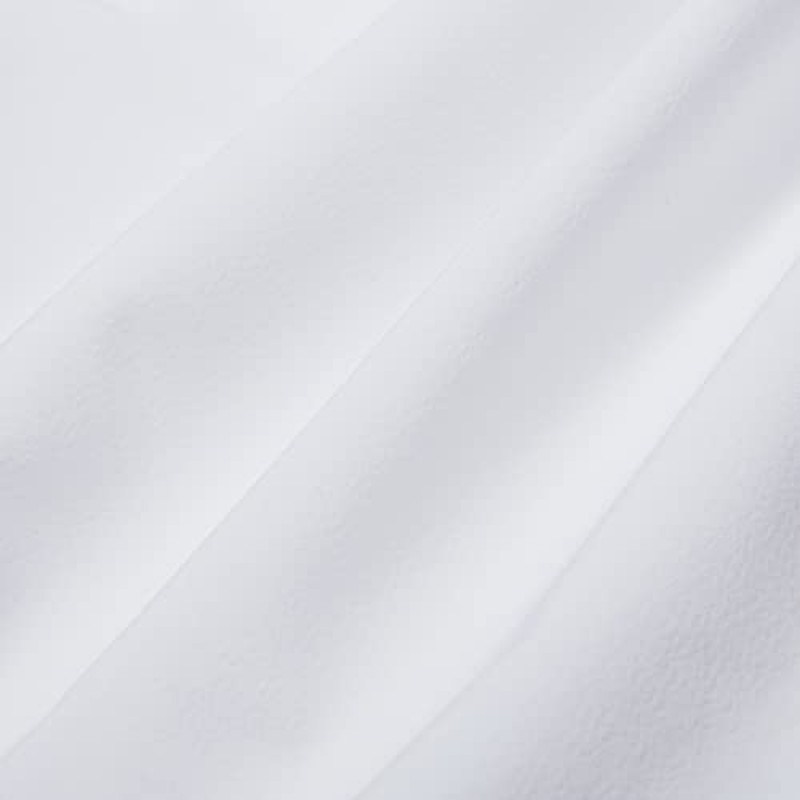 Mizzen+Main 남성용 퍼포먼스 드레스 셔츠 클래식핏 - 머신 워싱, 4방향 스트레치, 링클 프리 - Leeward Collection 화이트 솔리드