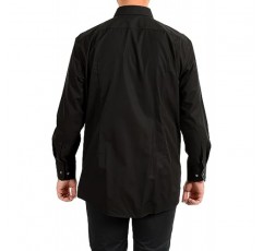 휴고보스 남성 마크 US 블랙 샤프핏 긴 소매 드레스 셔츠 US 15.5 IT 39 (32/33)