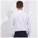 남성용 비철 긴 소매 솔리드 오피스 드레스 셔츠 포켓리스 스탠다드 핏 공식 비즈니스 클래식 셔츠