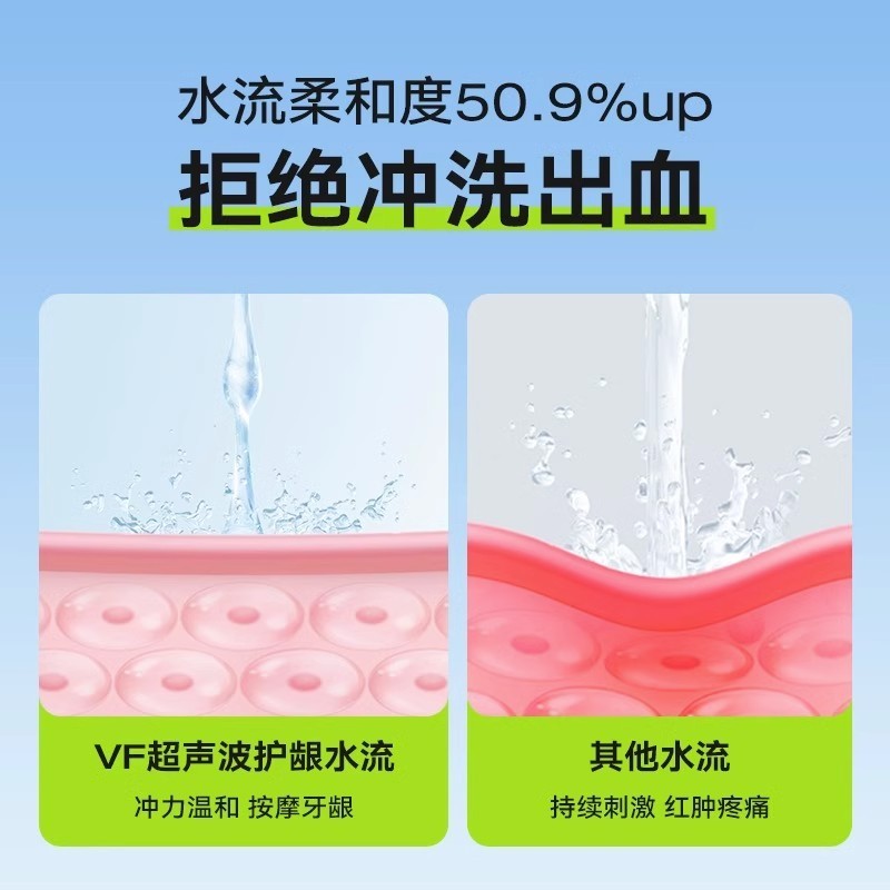 Konka 초음파 치과 린스 홈 휴대용 어린이 치열 교정 특수 청소 및 스케일링 기계 치간 맥박수 flosser