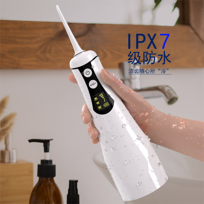 Jianlin 전기 치아 린서 가정용 치아 클리너 워터 flosser 방수 펄스 여행 휴대용 전문 치열 교정 치아 클리너