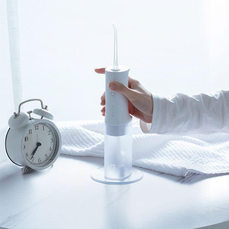 새겨진 Mijia 전기 치아 Flosser 휴대용 물 Flosser 구강 청소기 치아 세정기 사용자 정의 로고