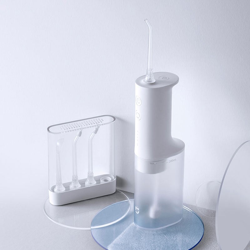 새겨진 Mijia 전기 치아 Flosser 휴대용 물 Flosser 구강 청소기 치아 세정기 사용자 정의 로고
