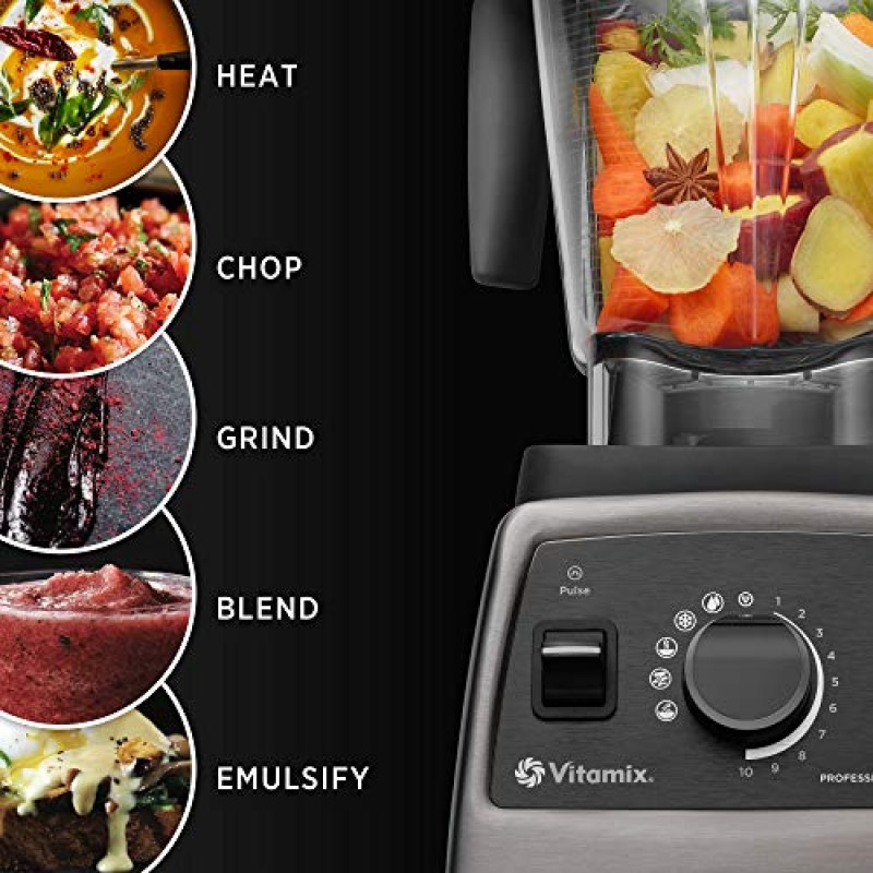 Vitamix, 펄 그레이, 시리즈 750 블렌더, 전문가 등급, 64온스 로우 프로파일 컨테이너